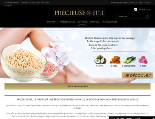 Precieuse Epil l'épilation sans colophane